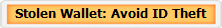Stolen Wallet: Avoid ID Theft 
